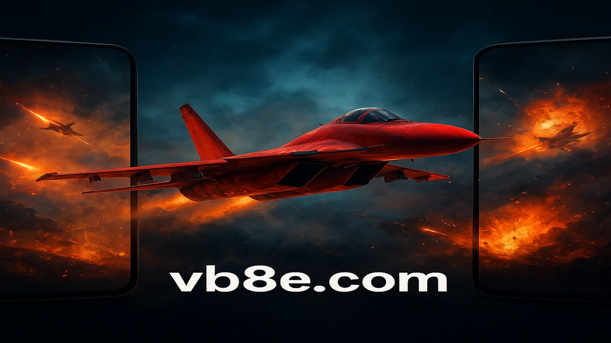 vb8-র অ্যাভিয়েটর গেমটি বিভিন্ন স্মার্টফোনের পর্দায় প্রদর্শিত হচ্ছে, যেখানে উড়ন্ত একটি লাল বিমান ও পাইলট জ্যাকেট পরা একটি নারী চরিত্র দৃশ্যমান।
